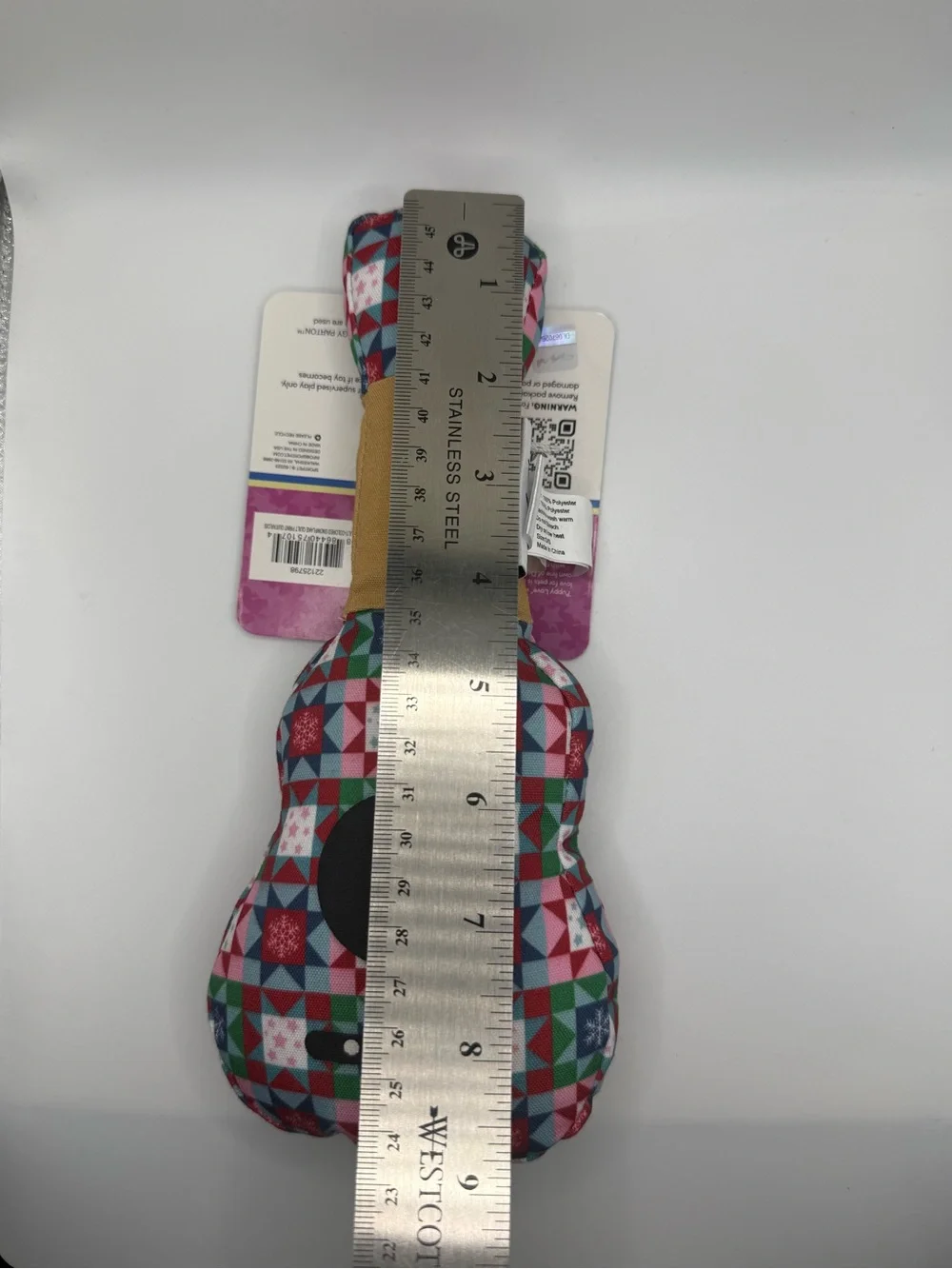 Doggy Parton Dog Plush Toy Guitar Christmas Pattern New
